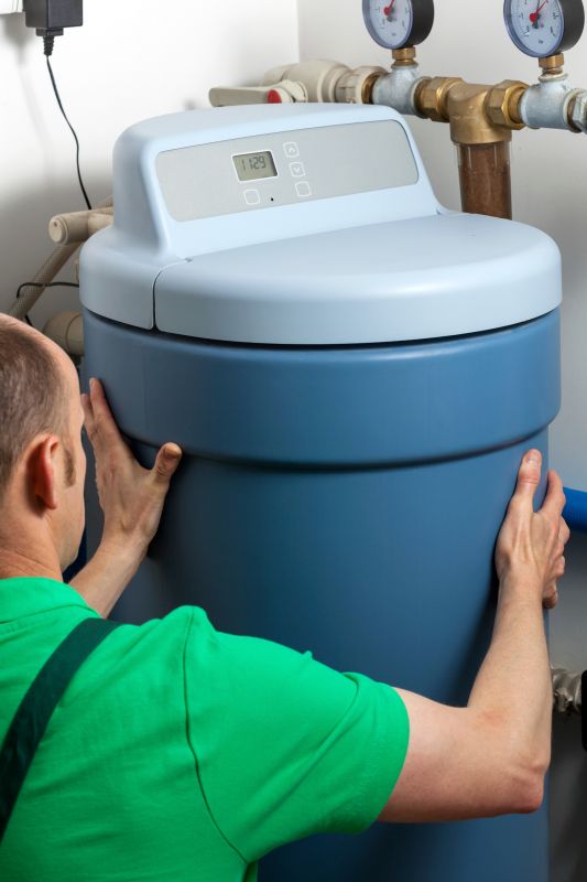 Water Softener System with Piping
